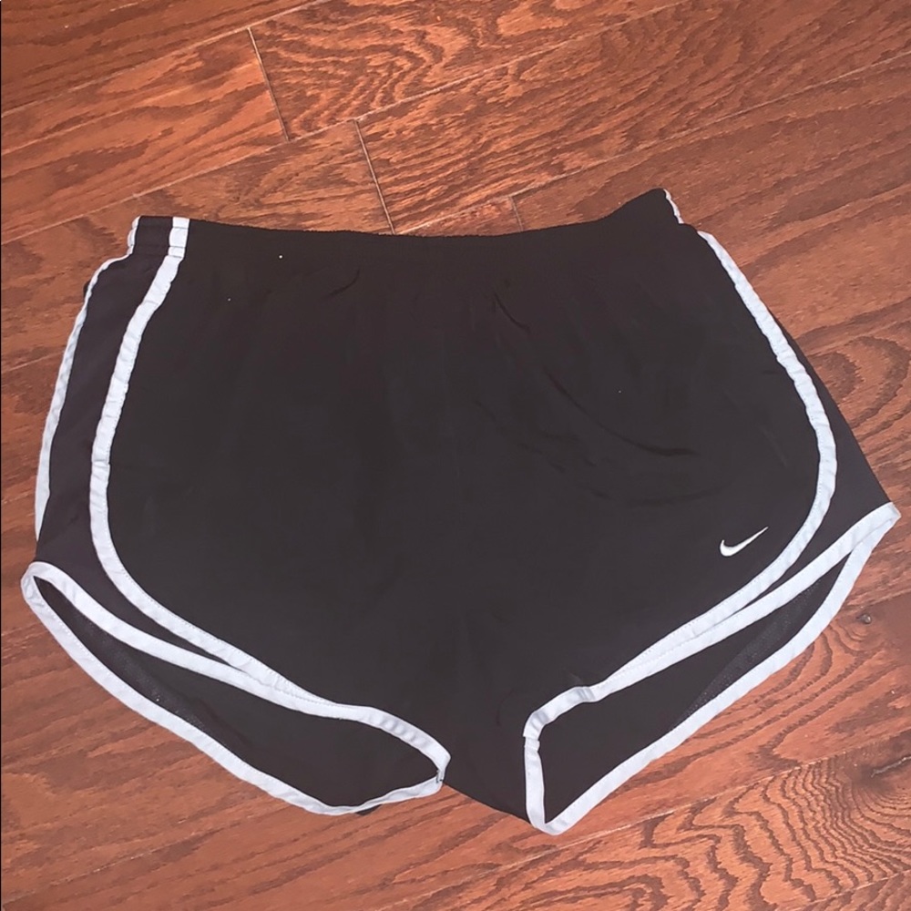 black nike shorts